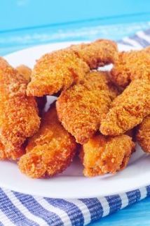 Breaded buffalo chicken tenders