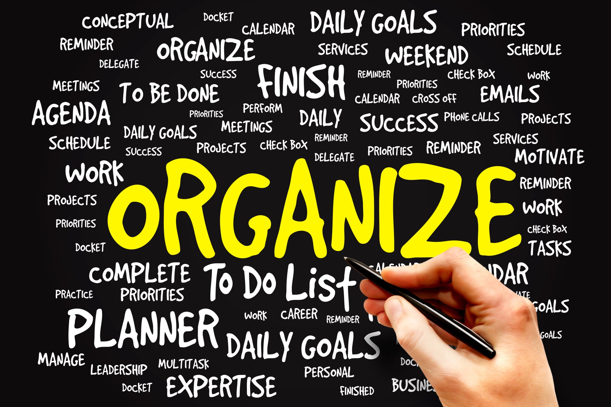 How to get organized